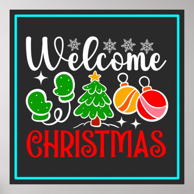 Poster Bem-vindo Natal (Frente)