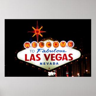 Poster Bem-vindos à Fabulosa Noite de Las Vegas Nevada