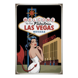 Pôster Bem-vindos ao fabuloso Las Vegas Nevada
