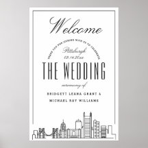 Bem-vindos ao nosso casamento em Pittsburgh!