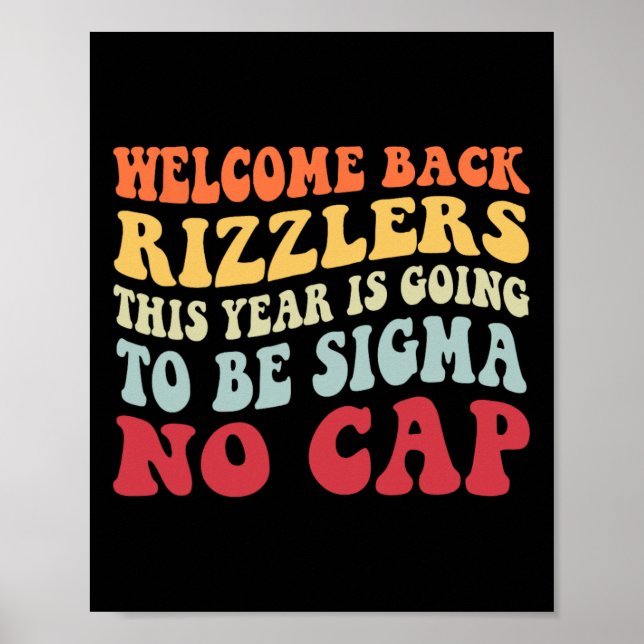 Poster Bem-vindos de volta Rizzlers Este Ano Vai Ser Sig (Frente)