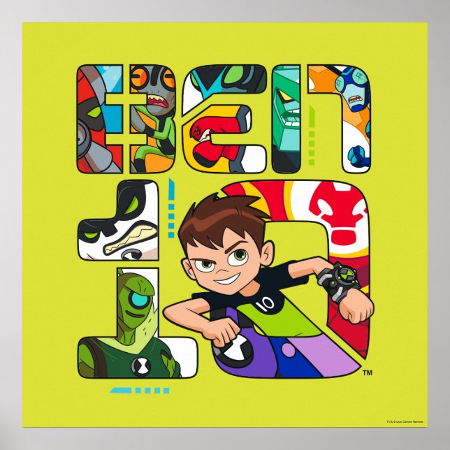 Poster Ben 10 Alien Logo (Frente)