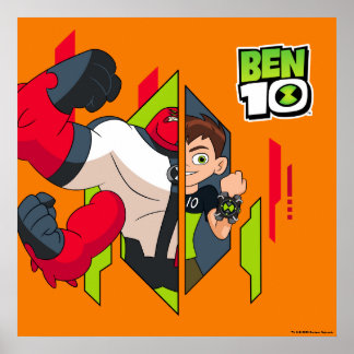 Poster Ben 10 Four Arms DNA Transformation