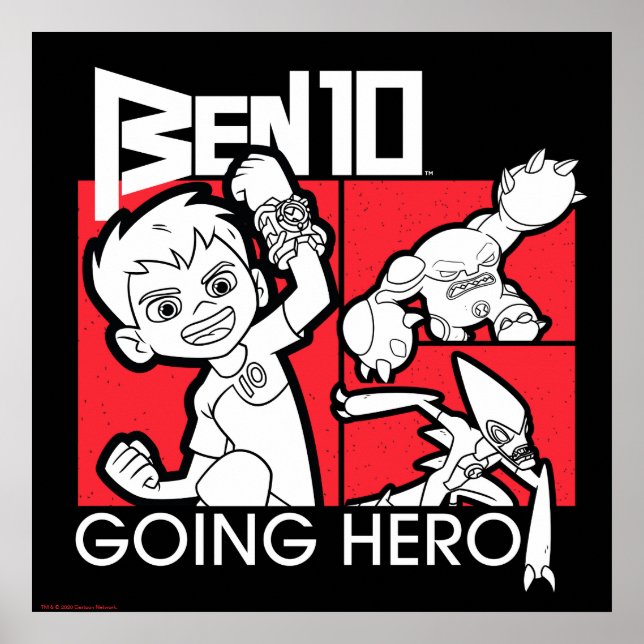 Poster Ben 10 Going Hero (Frente)
