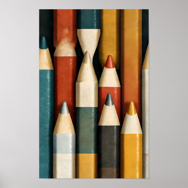 Poster Ben-Day Dot Style: Screen Print Glamour Pop Art (Frente)