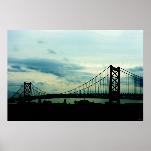 Poster Ben Franklin Bridge (Frente)