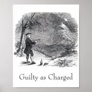Poster Ben Franklin Guilty foi acusado