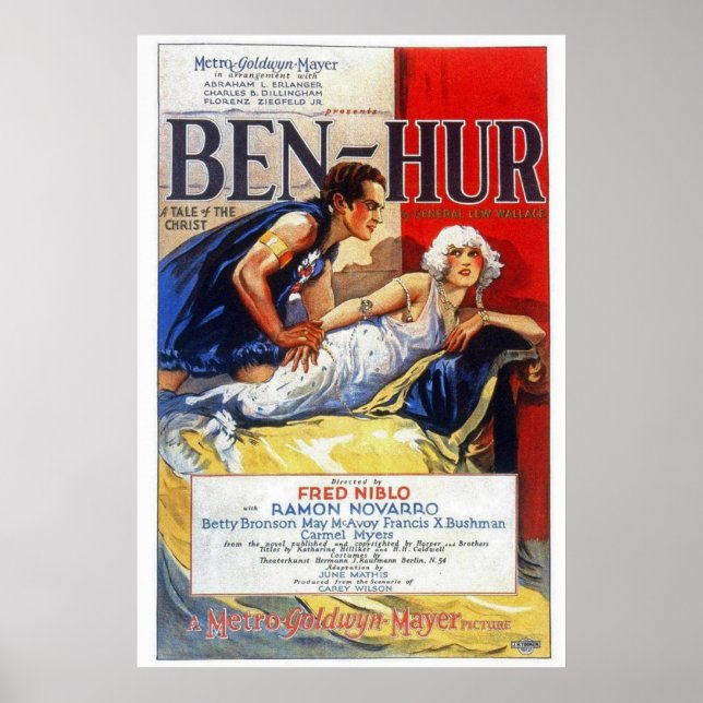 Poster Ben-Hur 1925 (Frente)