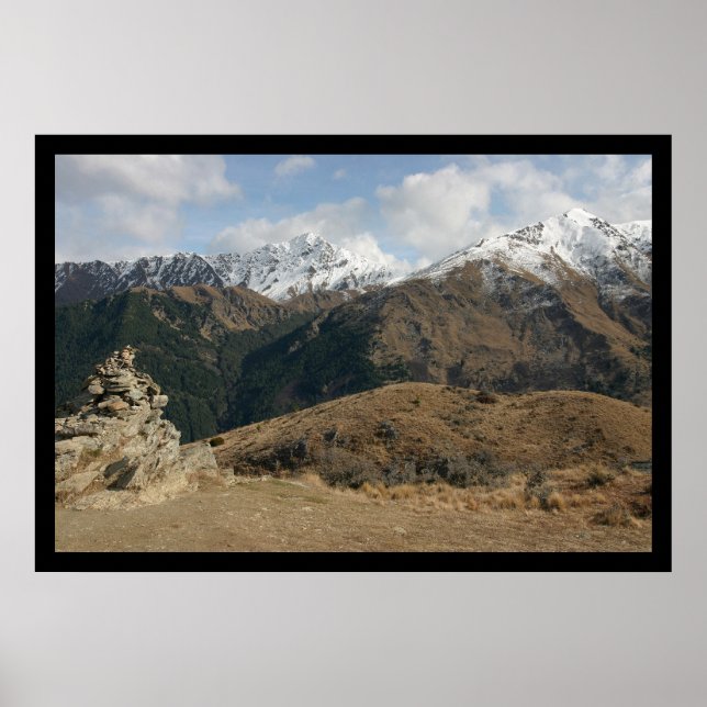 Poster Ben Lomond, Queenstown NZ (Frente)