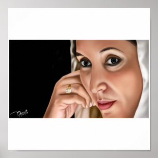 Pôster benazir-bhutto-shaheed - Personalizado