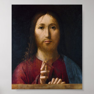 Pôster Bênção do século 15 Cristo