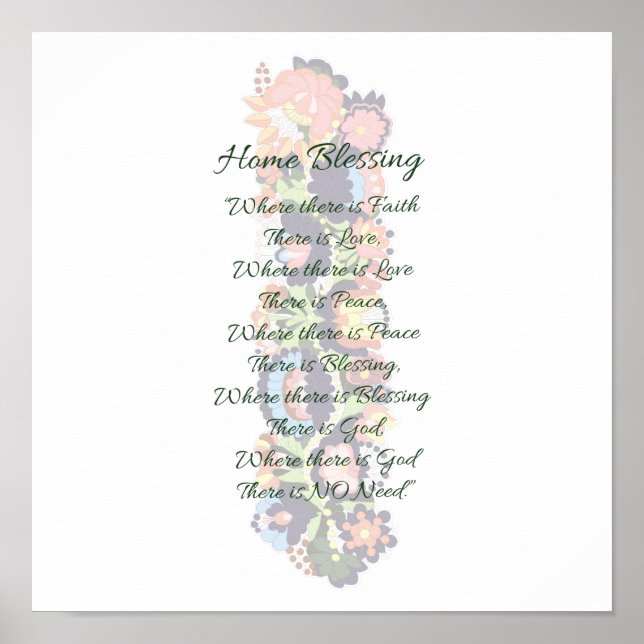 Poster Bênção inicial (Frente)