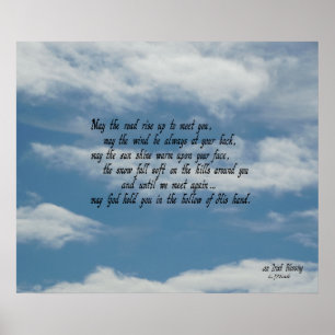 Pôster Bênção irlandesa