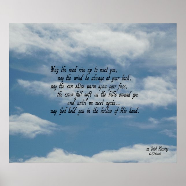 Pôster Bênção irlandesa (Frente)