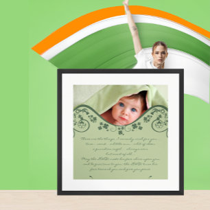 Poster Bênção Irlandesa - um Anjo da Guarda Sempre Perto