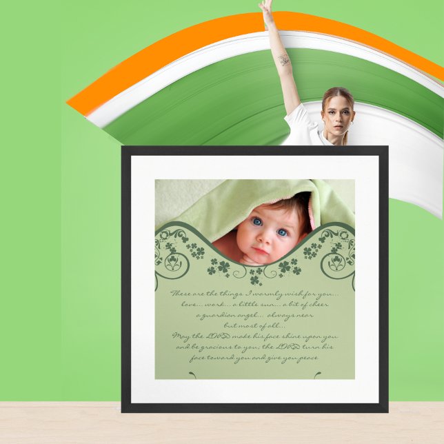 Poster Bênção Irlandesa - um Anjo da Guarda Sempre Perto (Criador carregado)