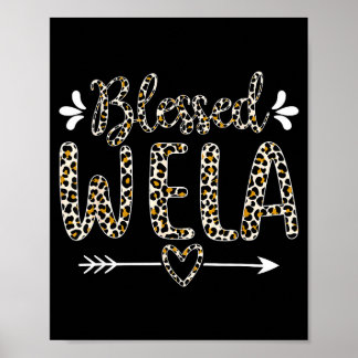 Poster Bênção wela avó avó leopardo fofo