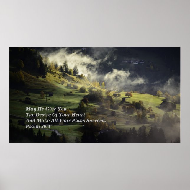 Poster "Bênçãos pela Salvação" Profeética (Frente)