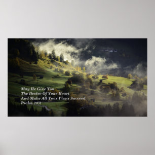 Poster "Bênçãos pela Salvação" Profetizado