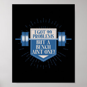 Poster Bench Bodybuilding Para Motivação Móvel