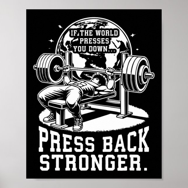 Poster Bench - Malhação de Workout Gym de Criação de Anim (Frente)