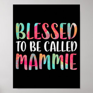 Poster Bendita por ser chamada de mamãe camiseta mulheres