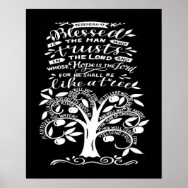 Poster Bendito Jeremiah 17