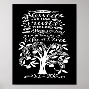 Poster Bendito Jeremiah 17