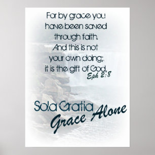 Poster Benevolência de Sola Gratia/apenas