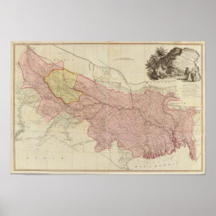 Pôster Bengal, Bahar, Oudes, Allahabad