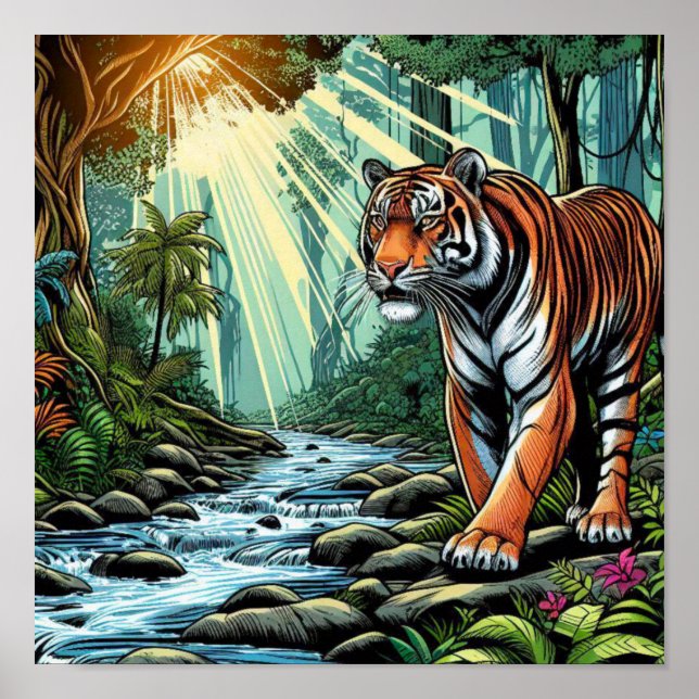 POSTER BENGAL TIGER (Frente)