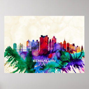 Poster Bengaluru Skyline