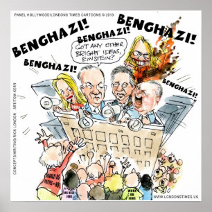 Pôster Benghazi Como Política Precisamos de Empregos Cart