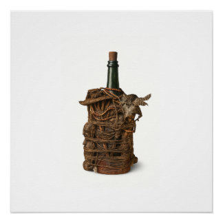 Pôster Beninese Fetish Bottle Art Poster