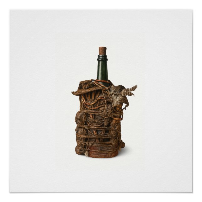 Pôster Beninese Fetish Bottle Art Poster (Frente)