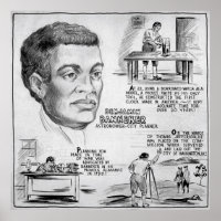 Benjamin Banneker Retrait Inventor Negro Americano