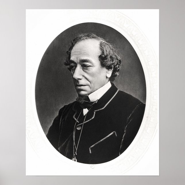 Pôster Benjamin Disraeli c.1874 (Frente)