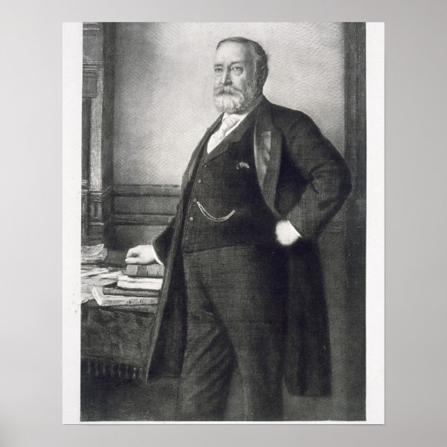 Pôster Benjamin Harrison (1833-1901), 23º Presidente da C (Frente)