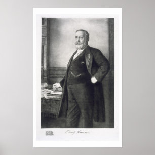 Pôster Benjamin Harrison (1833-1901), 2ó presidente de t