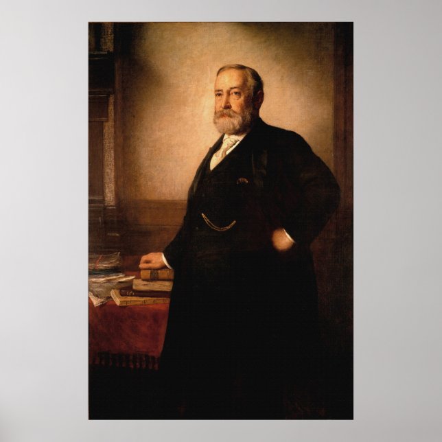 Poster BENJAMIN HARRISON Retrato de Eastman Johnson (Frente)