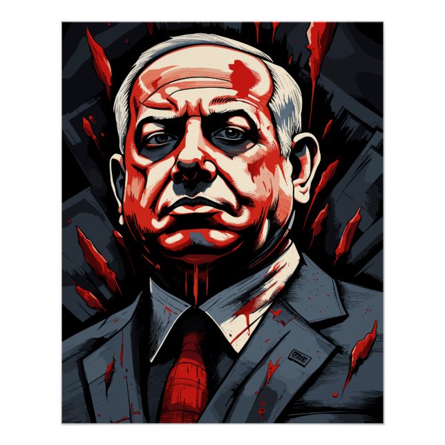 Pôster Benjamin Netanyahu (Frente)