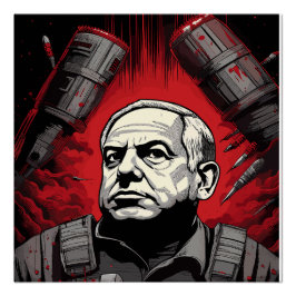Pôster Benjamin Netanyahu