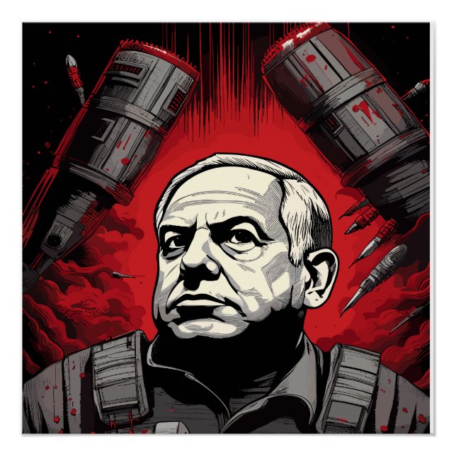Pôster Benjamin Netanyahu (Frente)