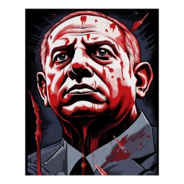 Pôster Benjamin Netanyahu Blood