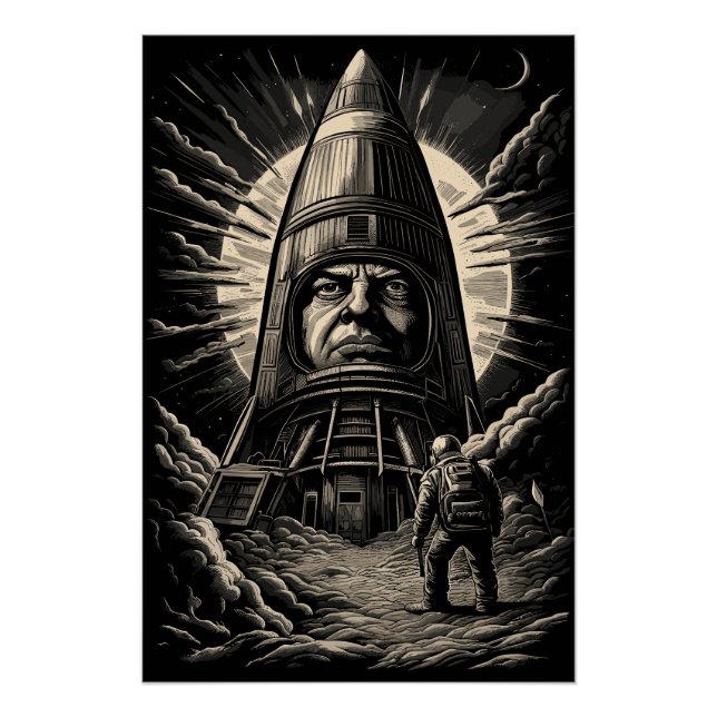 Pôster Benjamin Netanyahu Rocket (Frente)