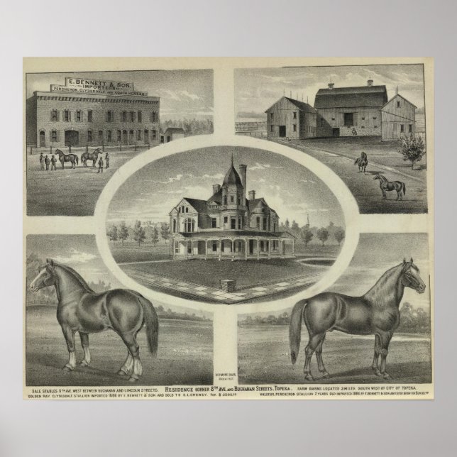 Poster Bennettand Son, Topeka (Frente)