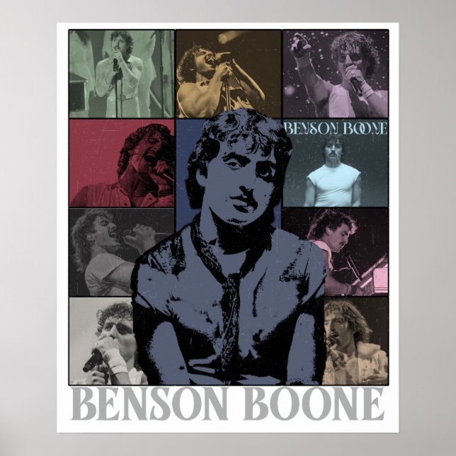 Poster Benson Boone Vintage Tou (Frente)