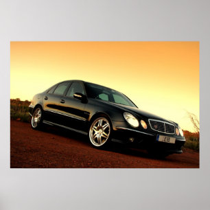 Pôster Benz E55 AMG de Mercedes