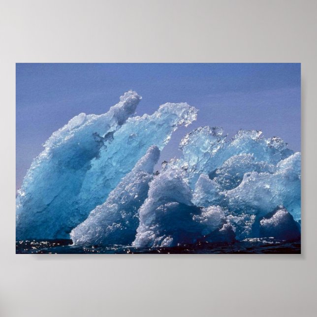 Pôster Berg de gelo ou gelo flutuante (Frente)