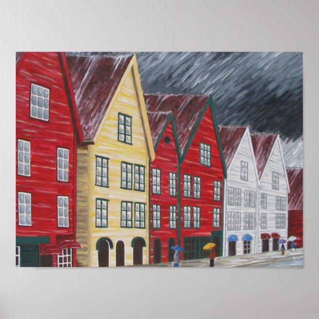 Poster Bergen (Frente)